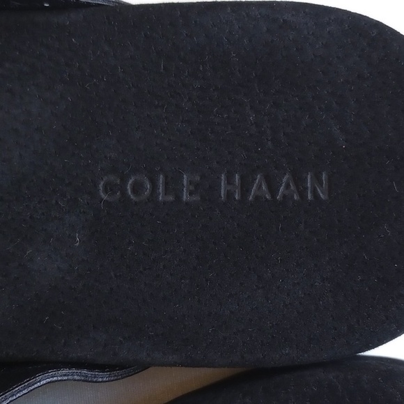 NIB Tucker Thong II Sandals 12 Black Leather Suede - Picture 4 of 13